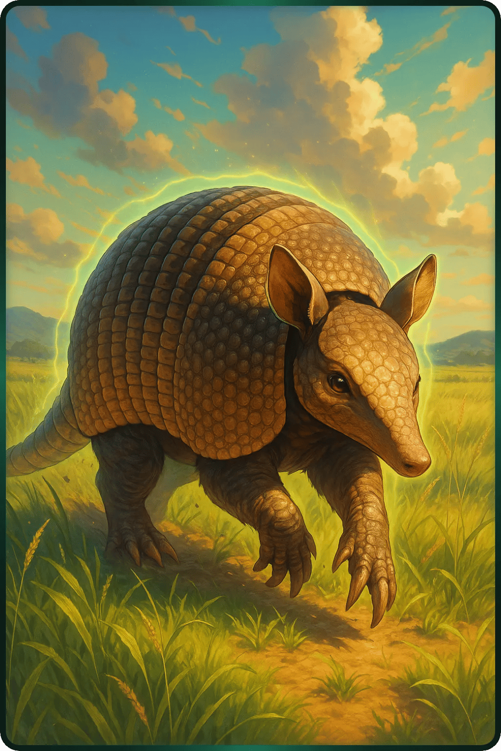 Armadillo dalle nove fasce