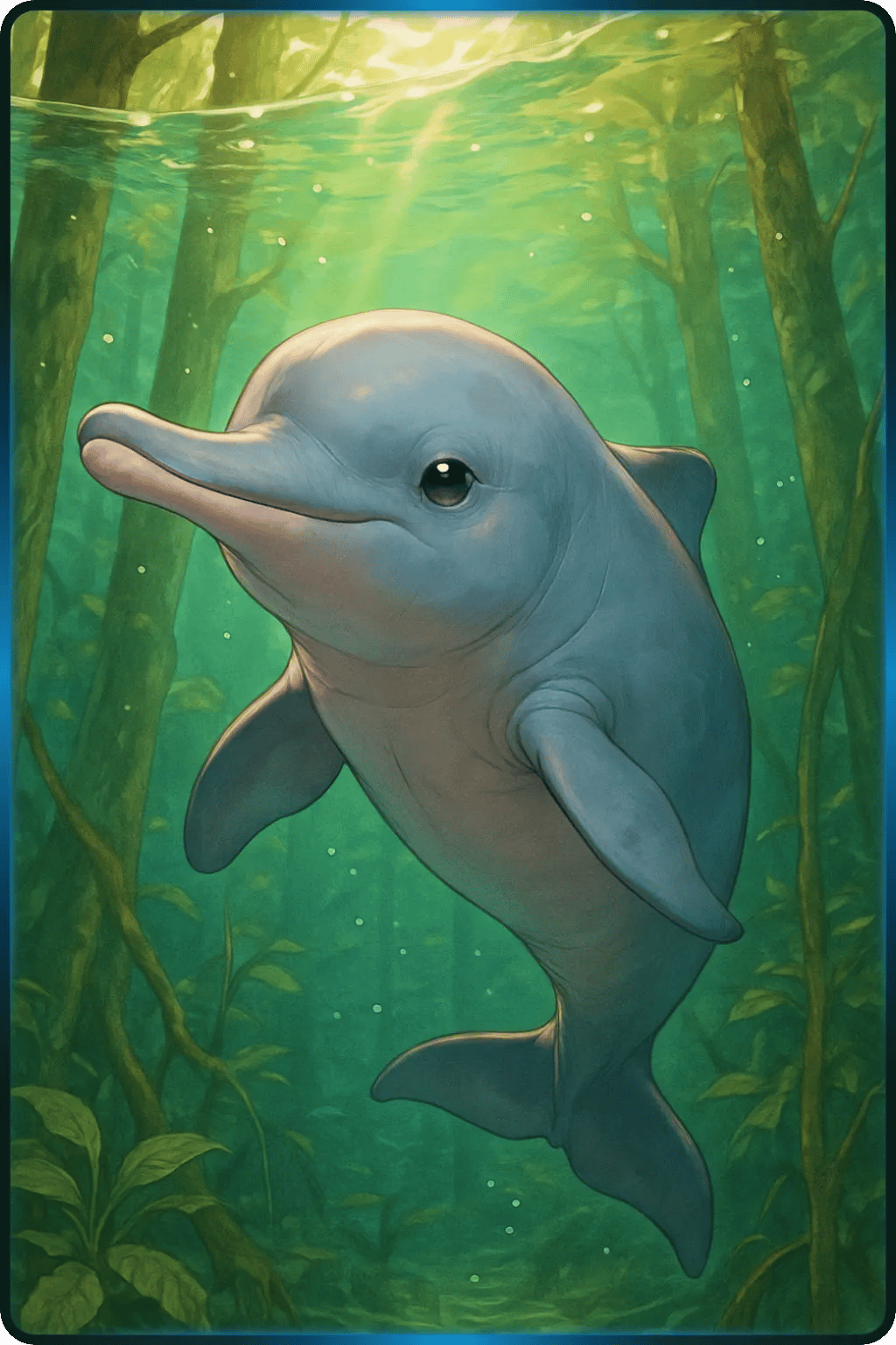Cucciolo di delfino delle Amazzoni