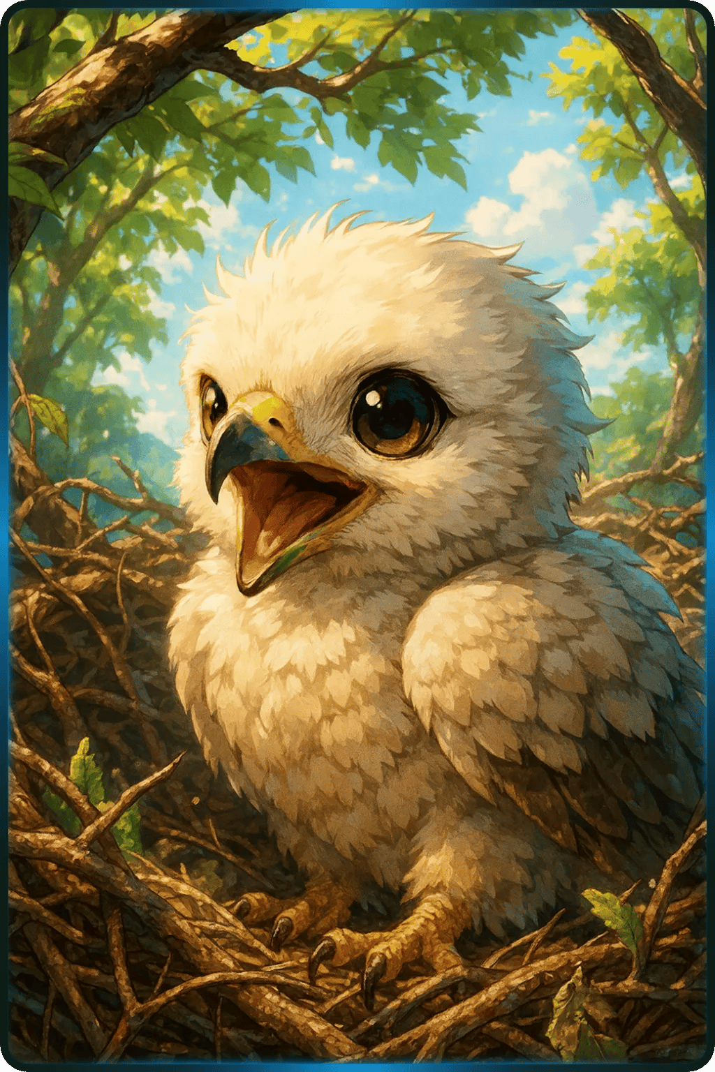 Steinadler-Küken