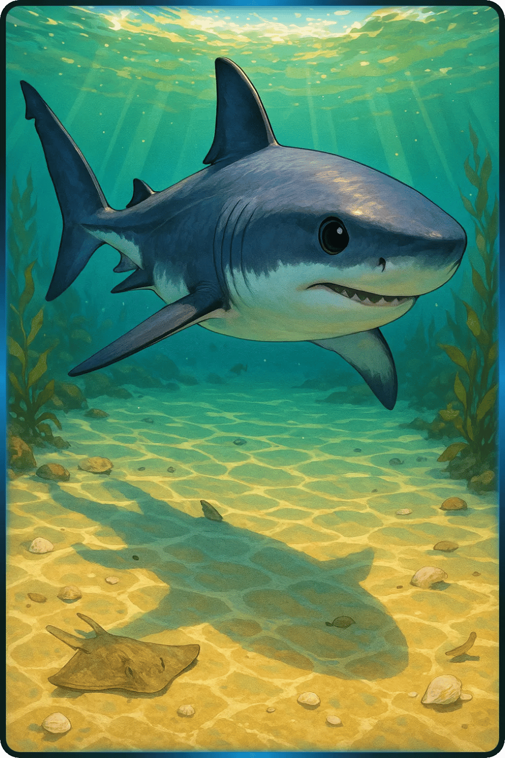 Filhote de tubarão-branco