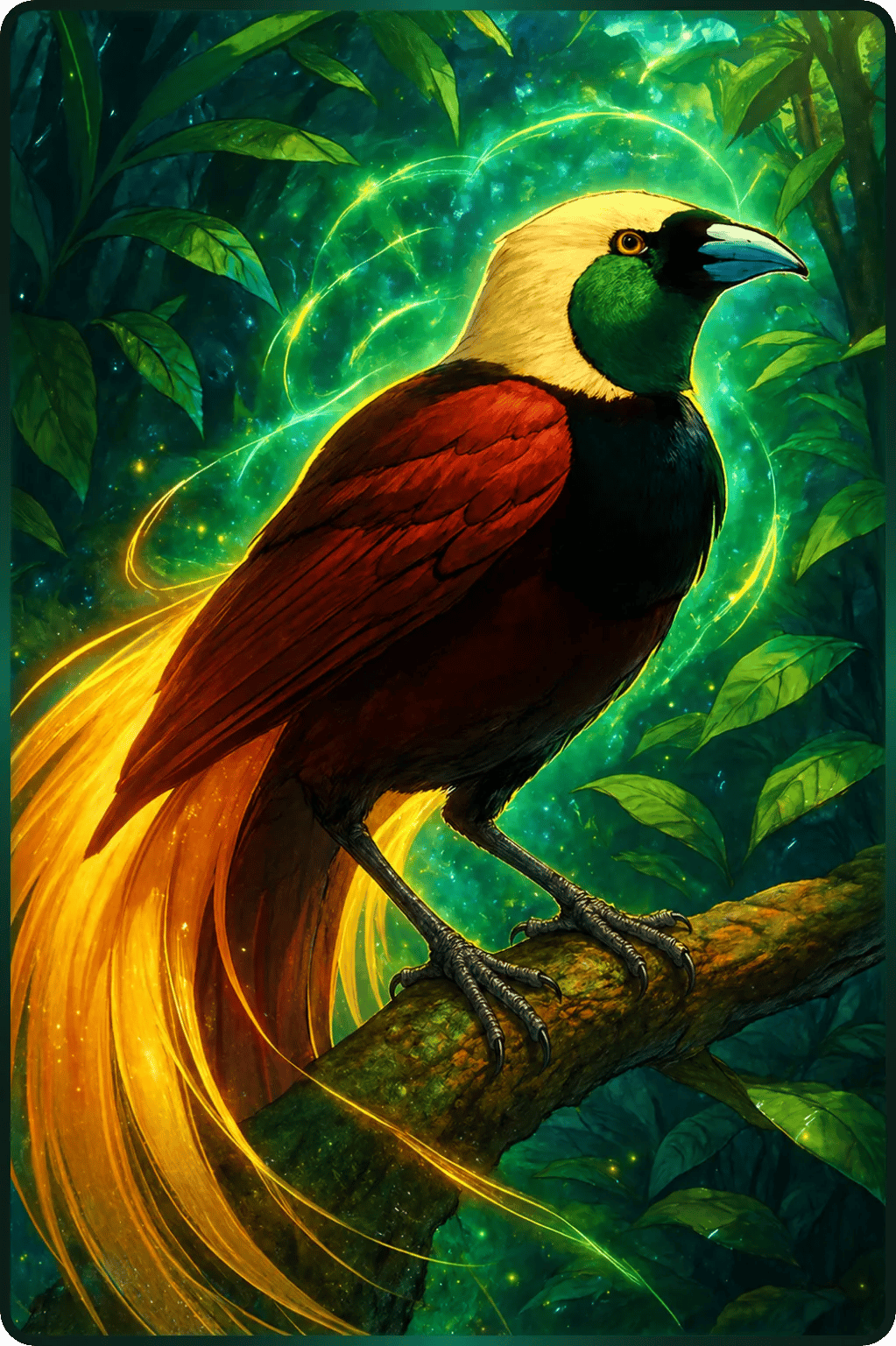 Großer Paradiesvogel