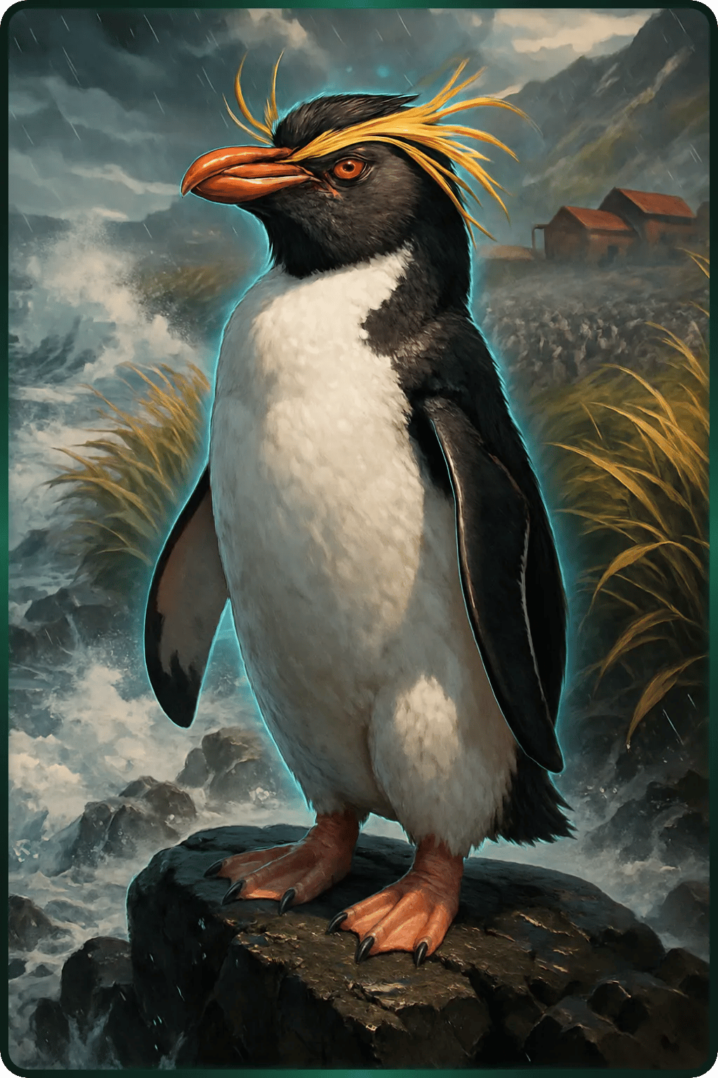 Pingüino macaroni