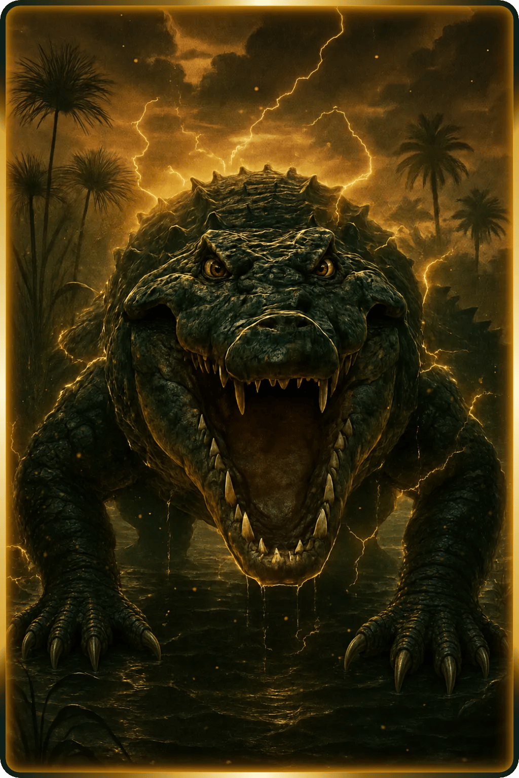 Coccodrillo del Nilo — artwork grado 3