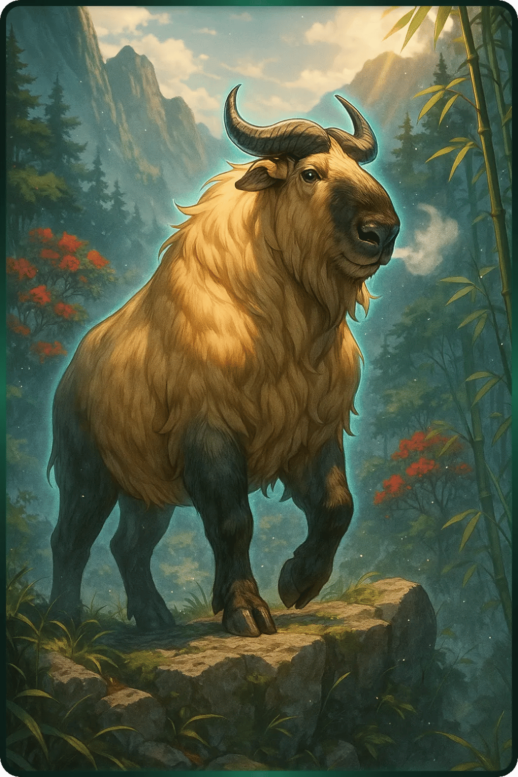 Illustration de la carte Takin